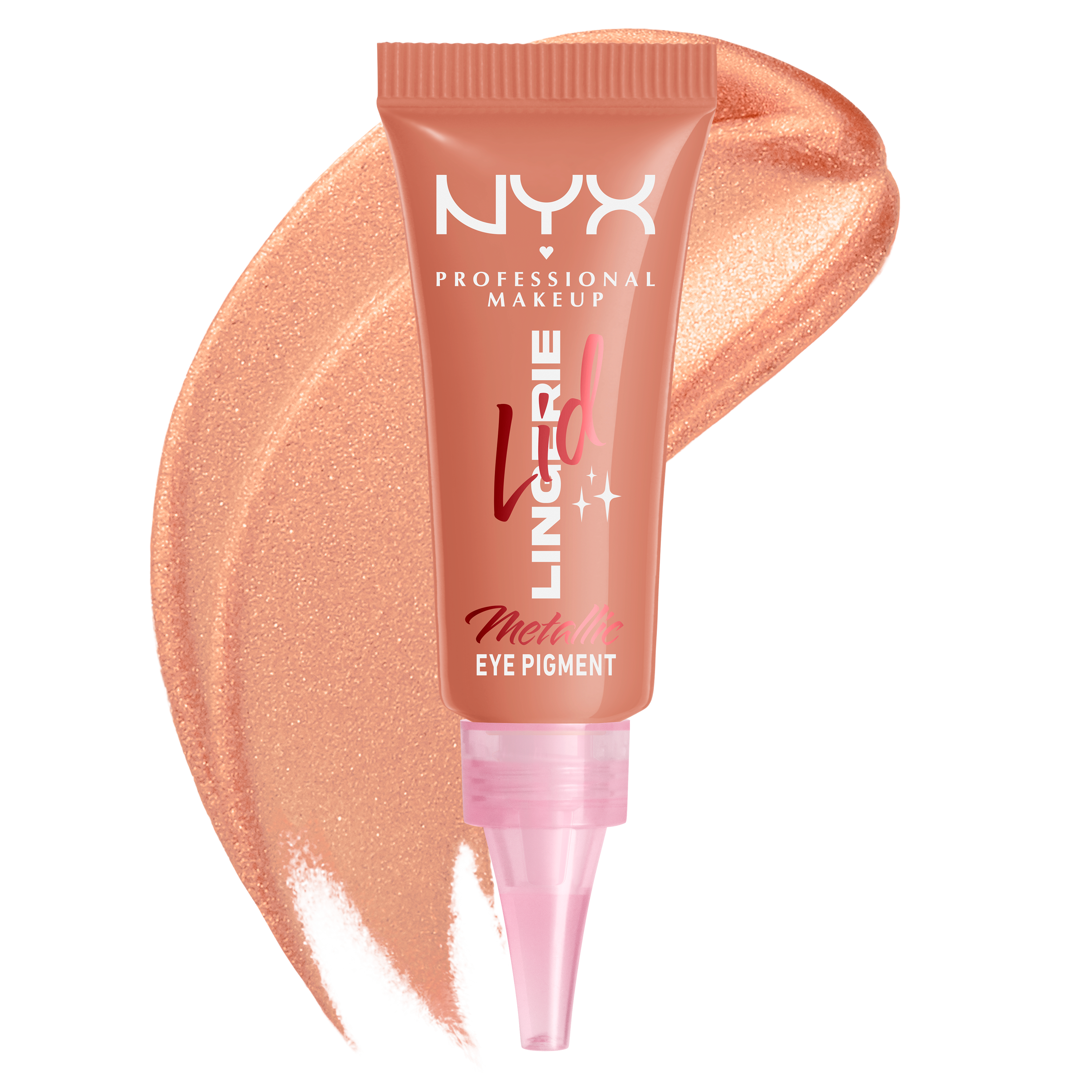 NYX Professional Makeup Lid Lingerie Cream Eye Pigment - Long-Wear Cream Eyeshadow No Primer Gold String $12